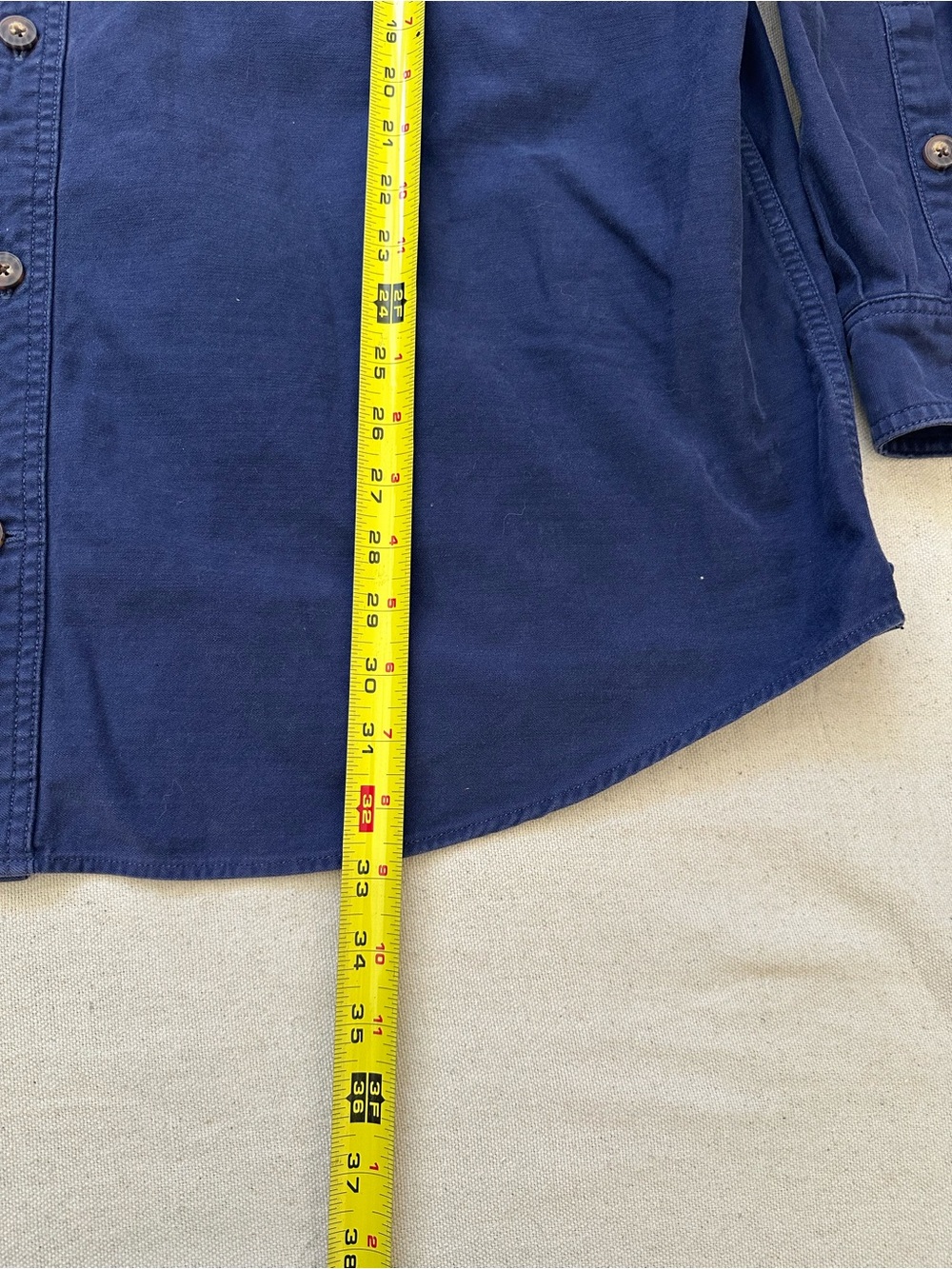 Duluth Trading Co Men 2XL Heavyweight Cotton Work Shirt Forest Green Long Sleeve - Picture 4 of 10